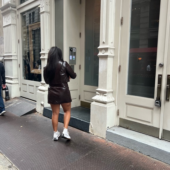 2 Piece Brown faux croc set - Picture 5 of 5